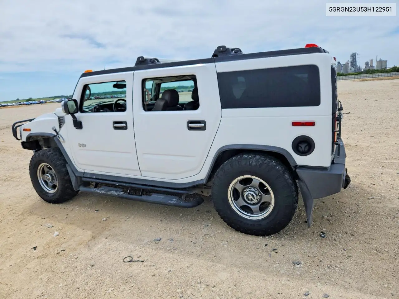 2003 Hummer H2 VIN: 5GRGN23U53H122951 Lot: 55332806