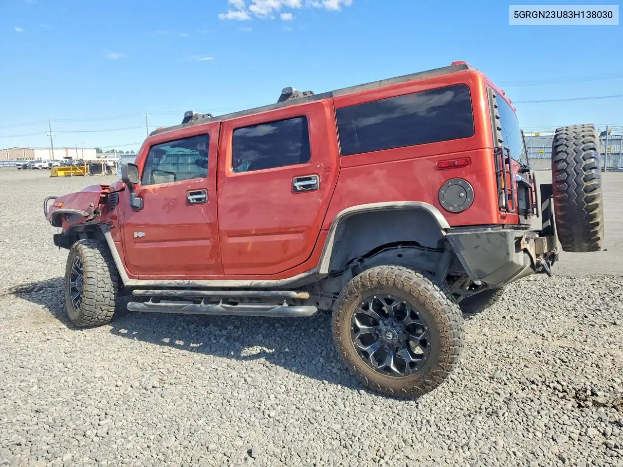 2003 Hummer H2 VIN: 5GRGN23U83H138030 Lot: 58254946