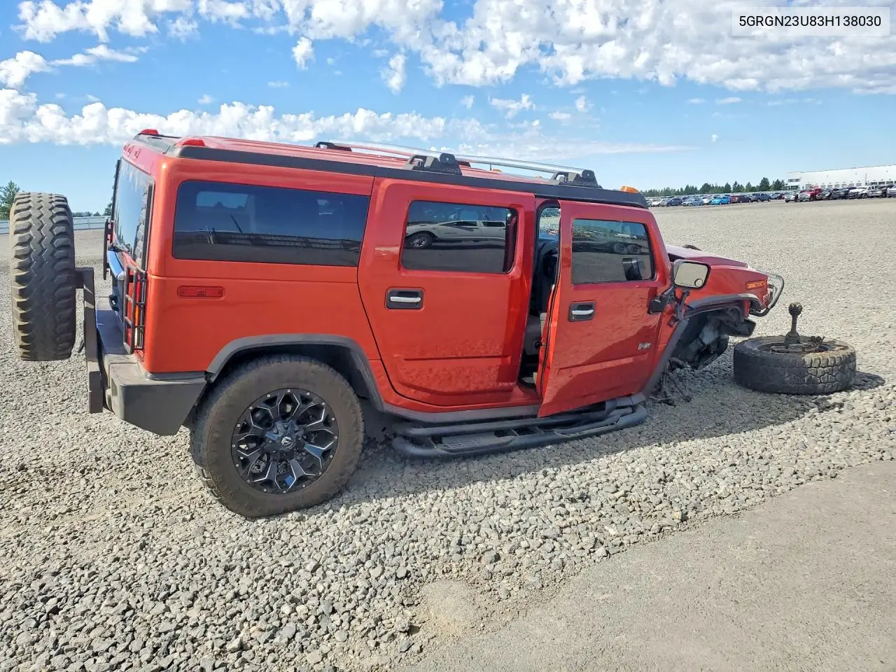 2003 Hummer H2 VIN: 5GRGN23U83H138030 Lot: 58254946