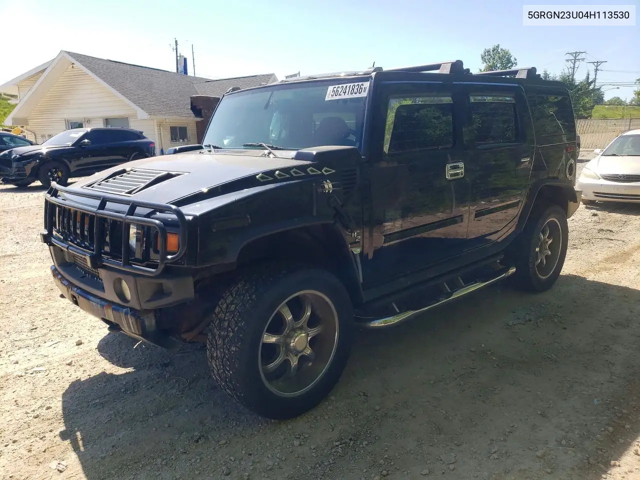 2004 Hummer H2 VIN: 5GRGN23U04H113530 Lot: 56241836