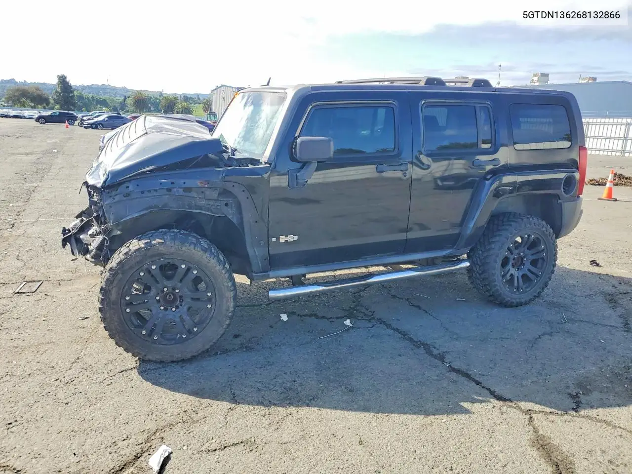 2006 Hummer H3 VIN: 5GTDN136268132866 Lot: 52452086
