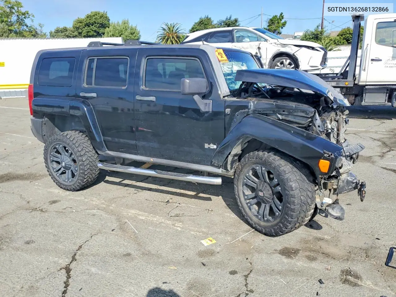 2006 Hummer H3 VIN: 5GTDN136268132866 Lot: 52452086