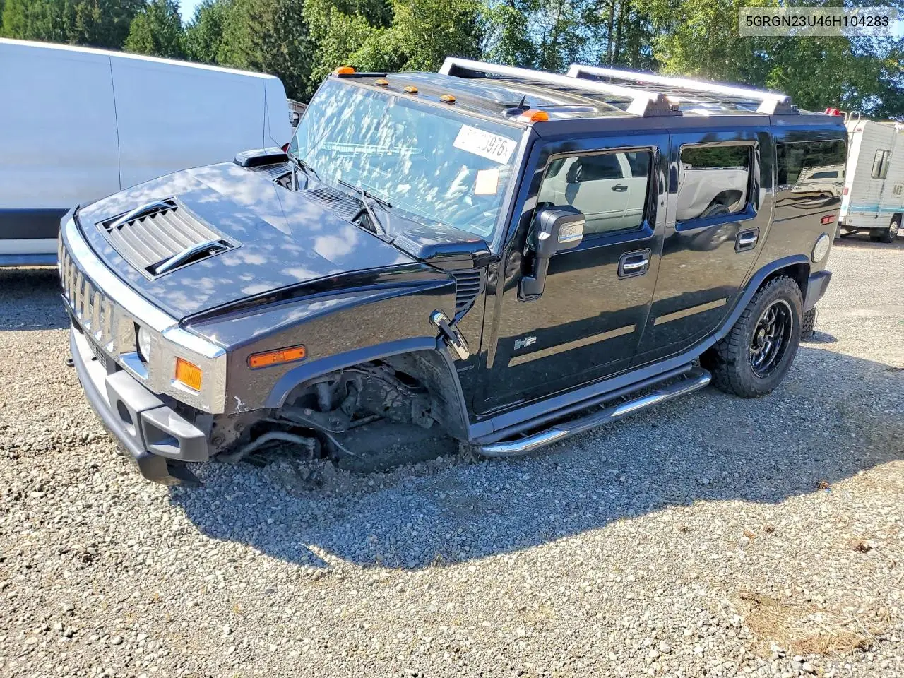 2006 Hummer H2 VIN: 5GRGN23U46H104283 Lot: 54705976