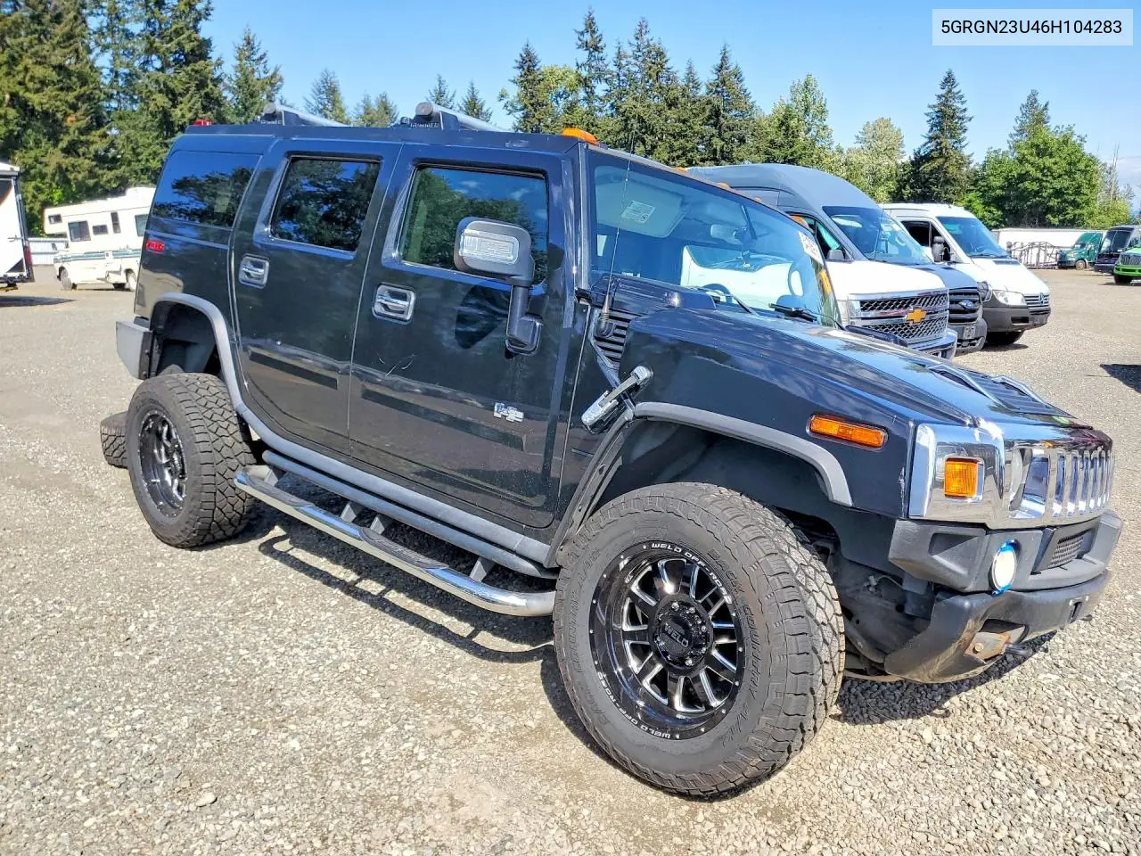 2006 Hummer H2 VIN: 5GRGN23U46H104283 Lot: 54705976