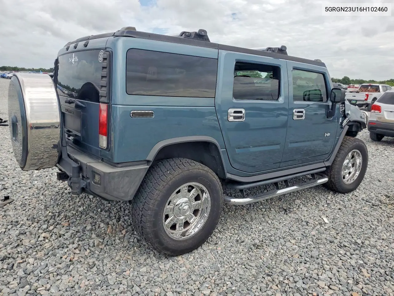 2006 Hummer H2 VIN: 5GRGN23U16H102460 Lot: 55078666