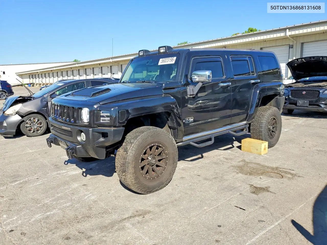 2006 Hummer H3 VIN: 5GTDN136868131608 Lot: 56023196