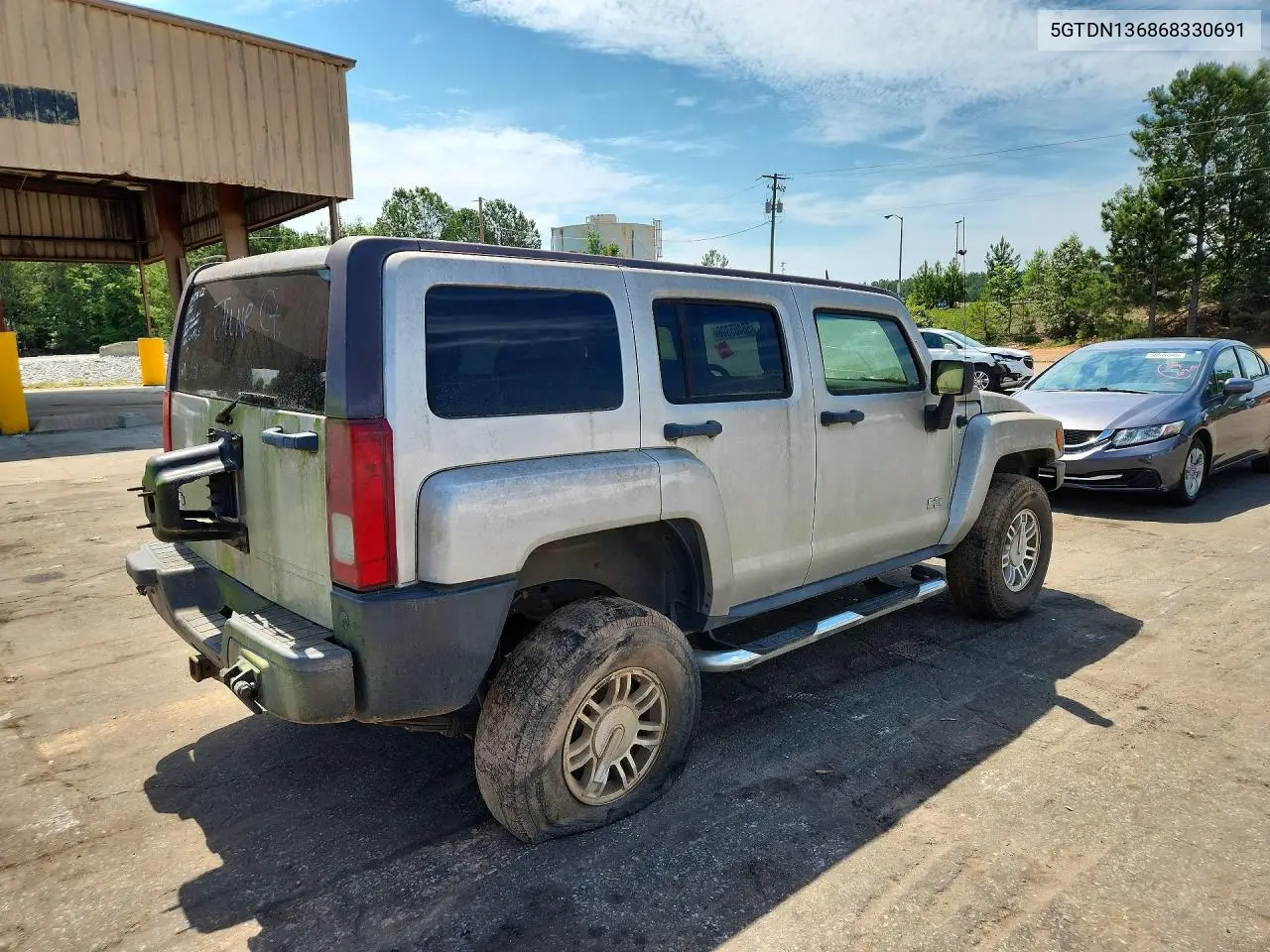 2006 Hummer H3 VIN: 5GTDN136868330691 Lot: 56465806