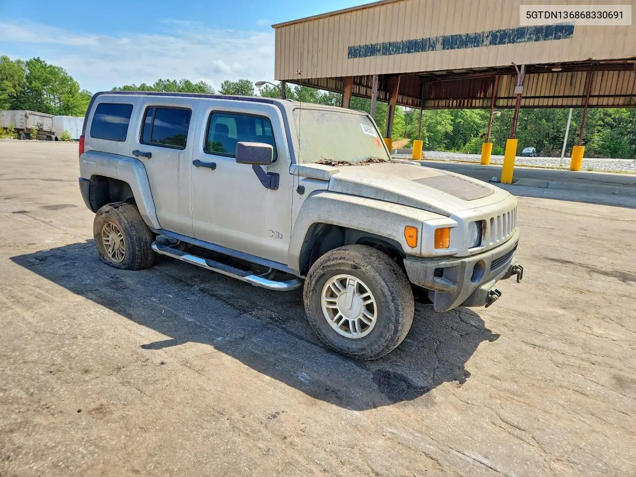 2006 Hummer H3 VIN: 5GTDN136868330691 Lot: 56465806