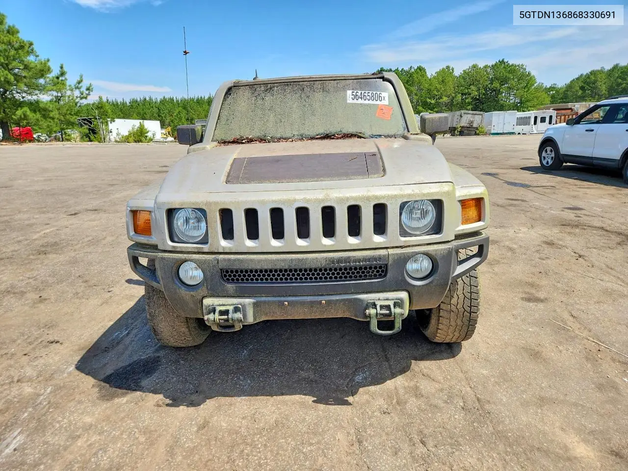 2006 Hummer H3 VIN: 5GTDN136868330691 Lot: 56465806
