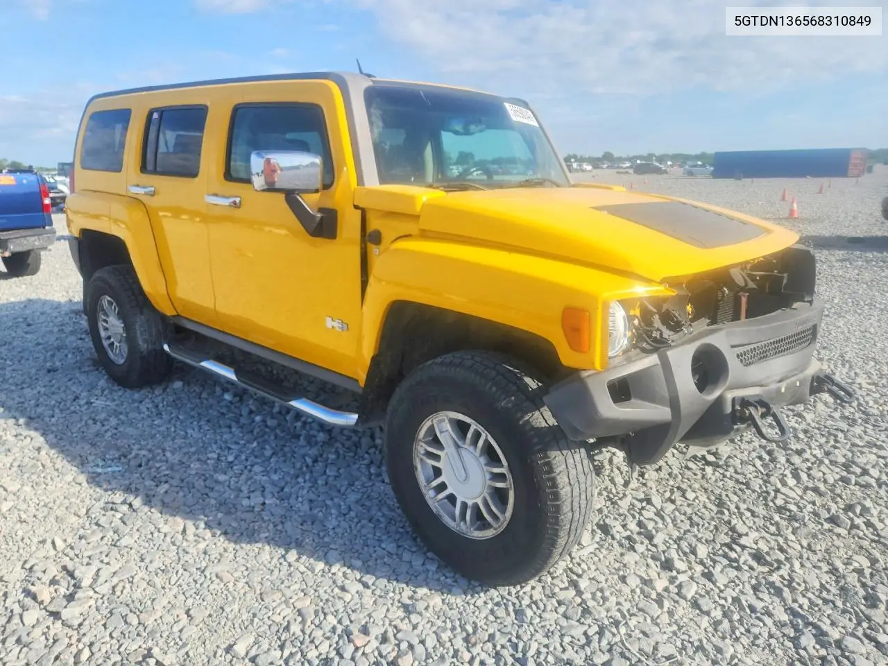 2006 Hummer H3 VIN: 5GTDN136568310849 Lot: 56598046