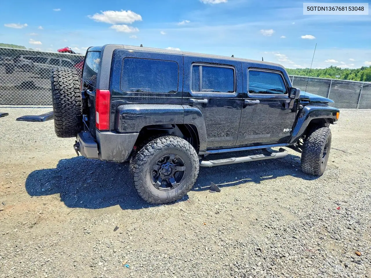 2006 Hummer H3 VIN: 5GTDN136768153048 Lot: 57655296