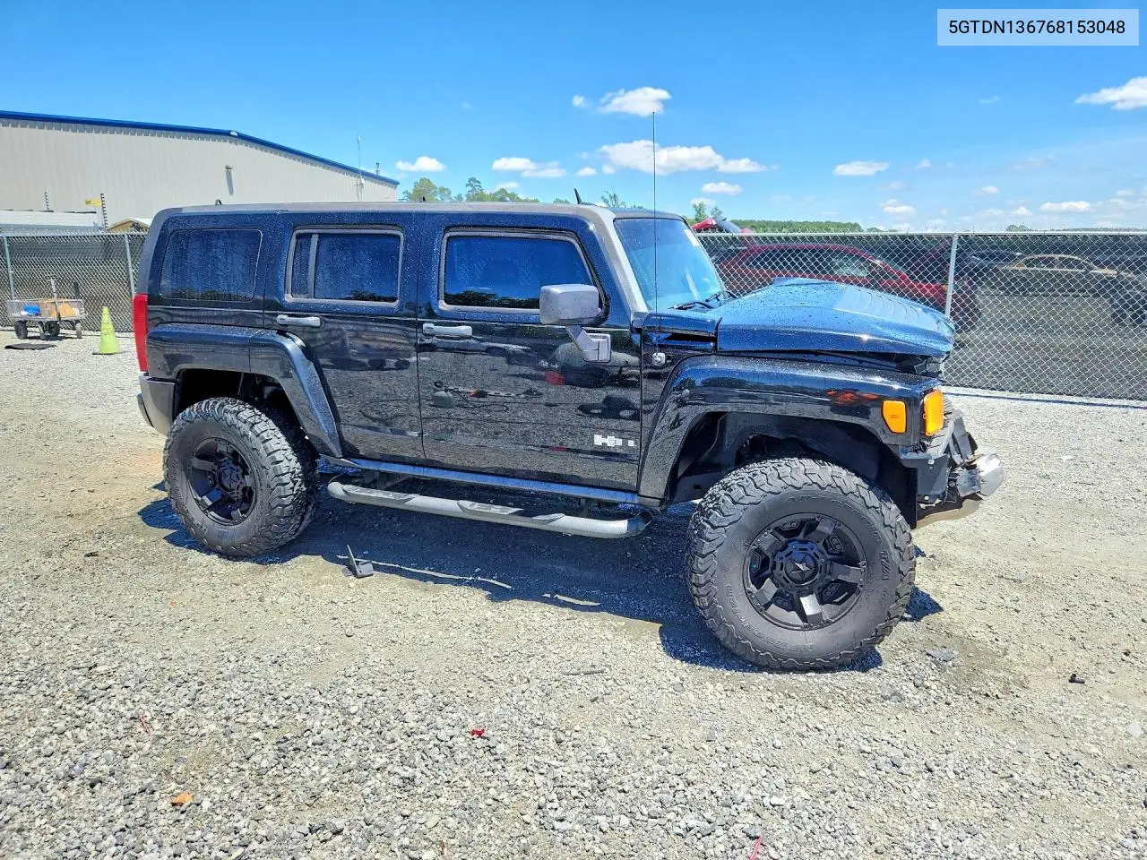 2006 Hummer H3 VIN: 5GTDN136768153048 Lot: 57655296