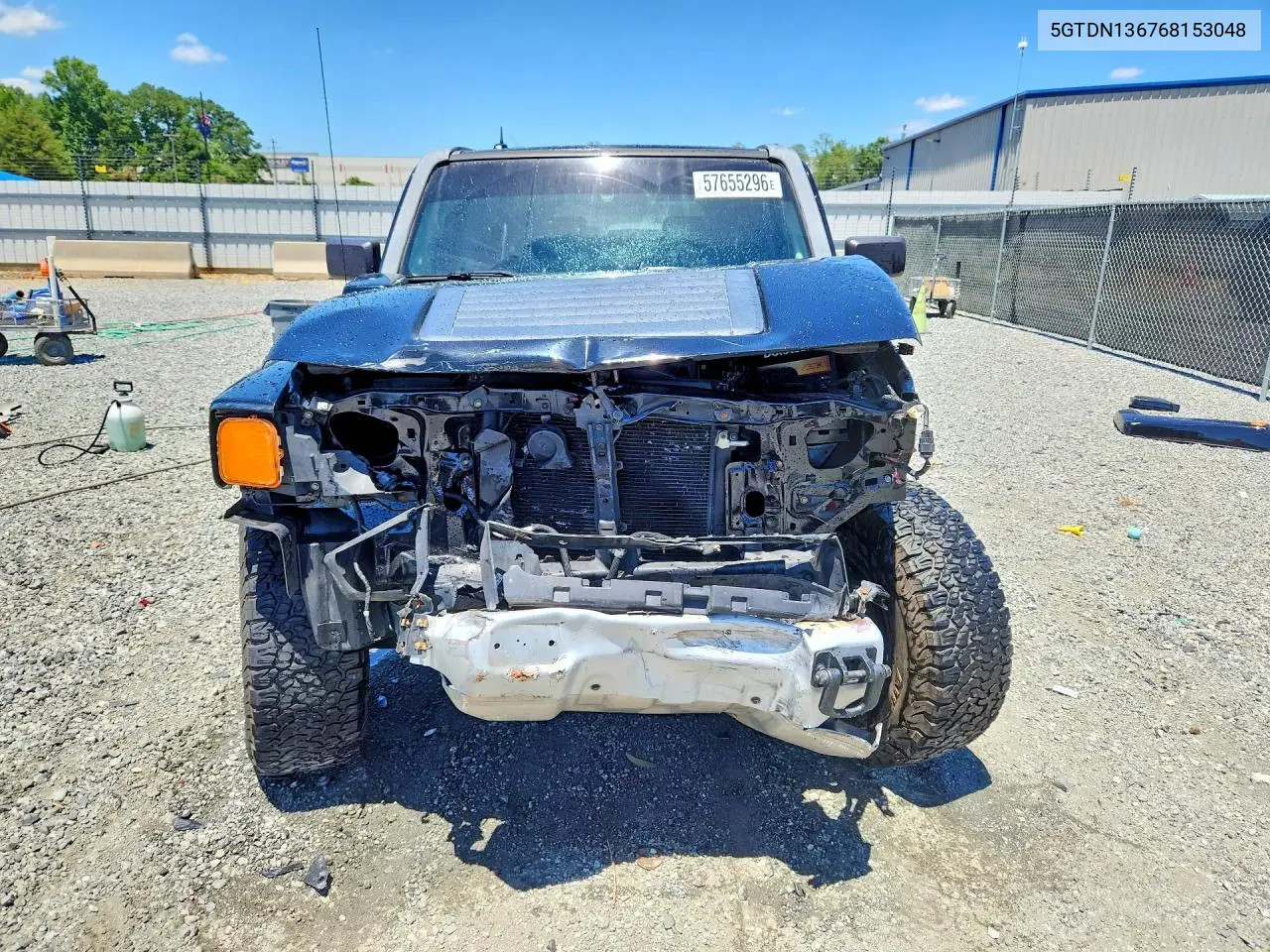 2006 Hummer H3 VIN: 5GTDN136768153048 Lot: 57655296