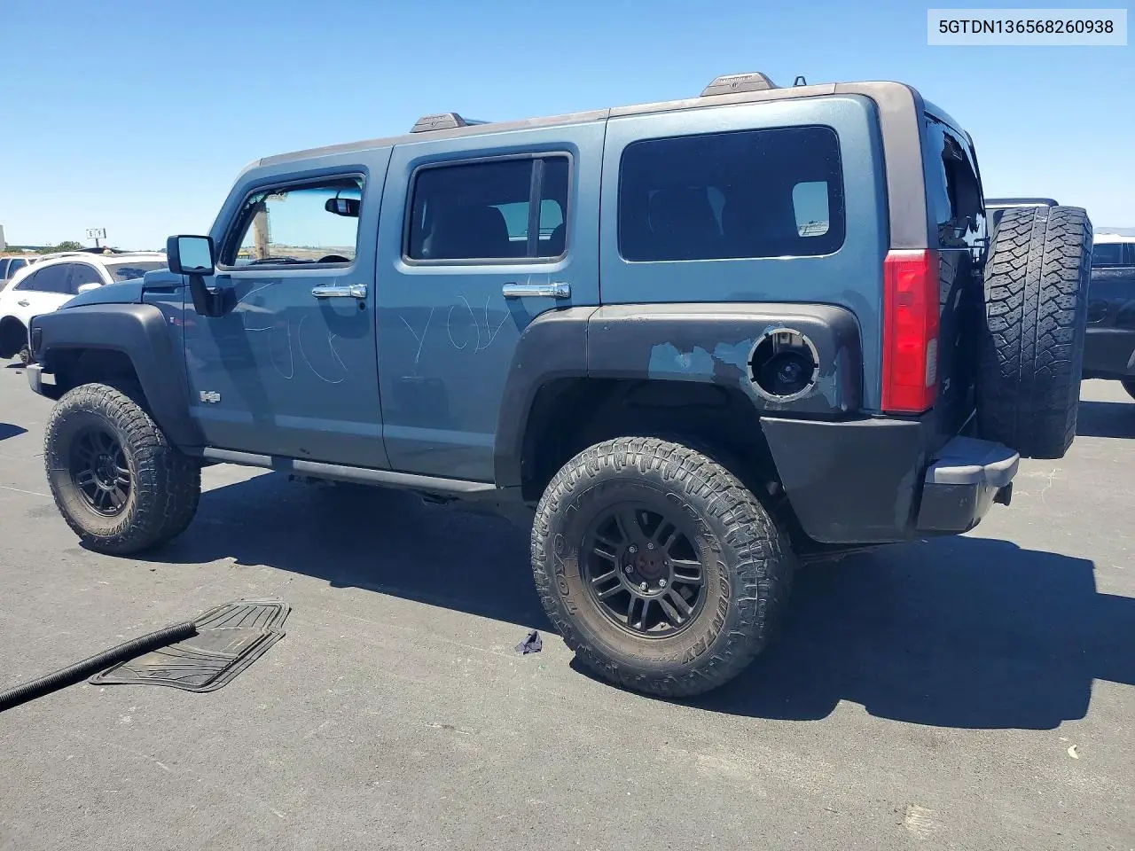 2006 Hummer H3 VIN: 5GTDN136568260938 Lot: 58762786