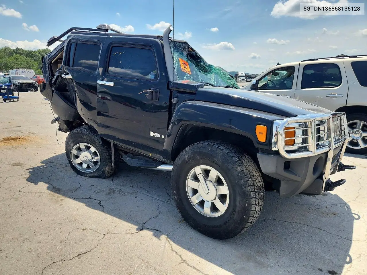 2006 Hummer H3 VIN: 5GTDN136868136128 Lot: 58878356