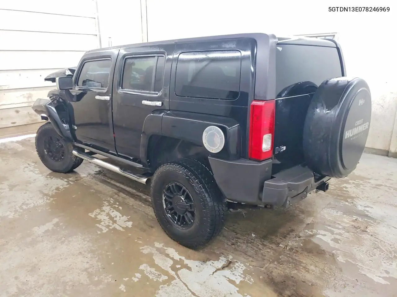 2007 Hummer H3 VIN: 5GTDN13E078246969 Lot: 57693066