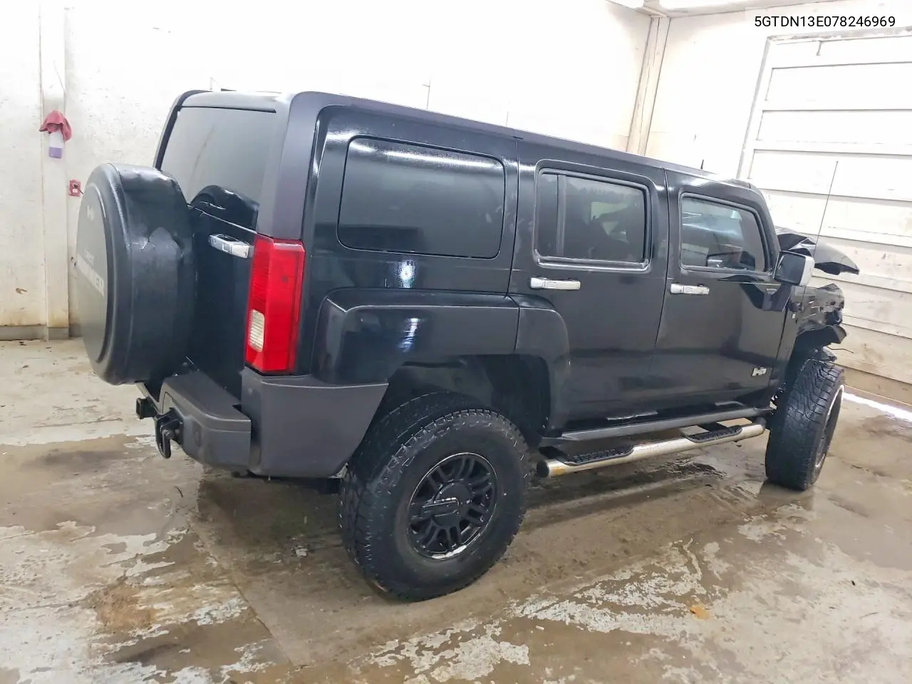 2007 Hummer H3 VIN: 5GTDN13E078246969 Lot: 57693066