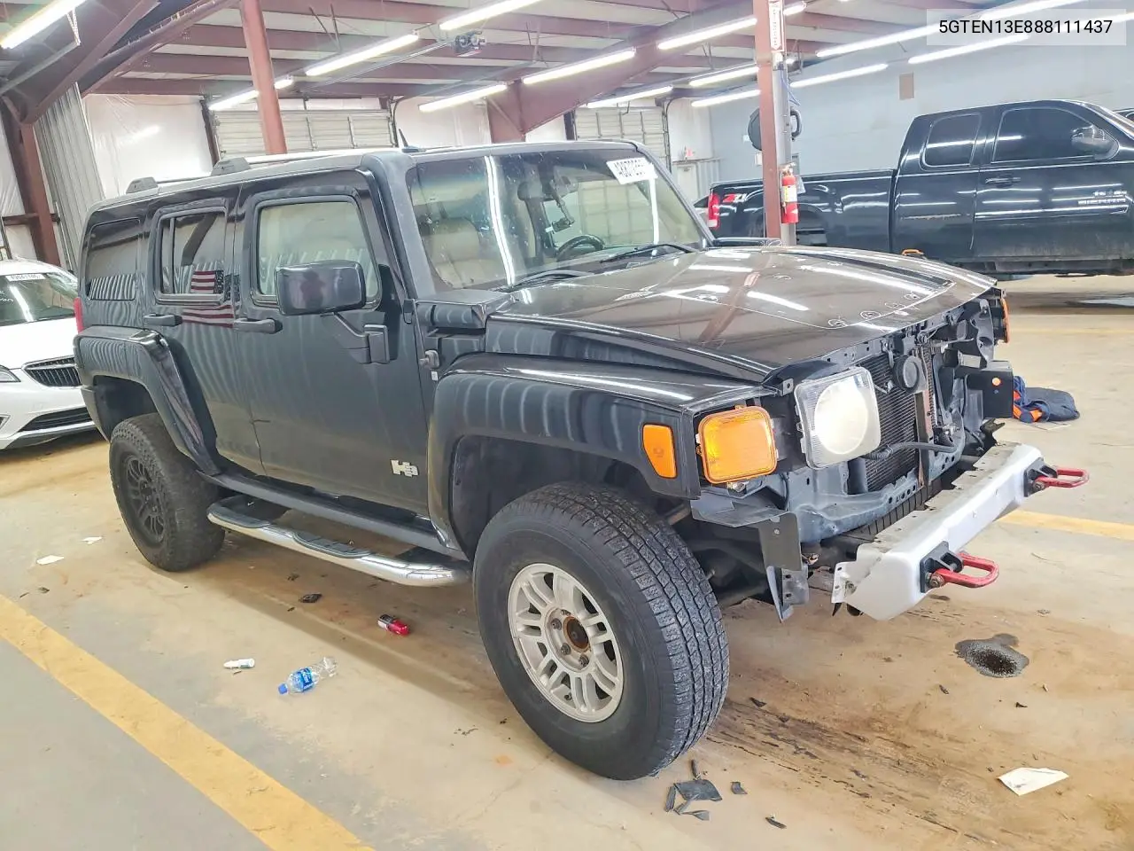 2008 Hummer H3 VIN: 5GTEN13E888111437 Lot: 48872356