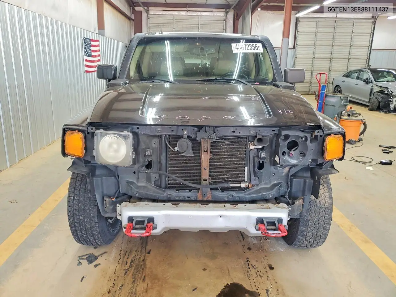 2008 Hummer H3 VIN: 5GTEN13E888111437 Lot: 48872356