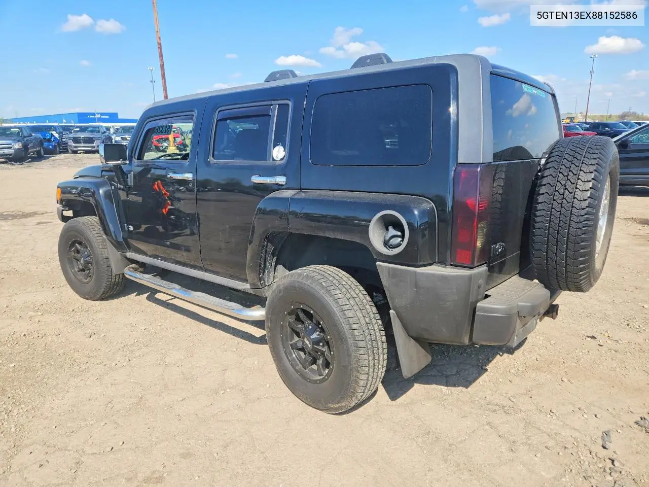 2008 Hummer H3 VIN: 5GTEN13EX88152586 Lot: 52326646