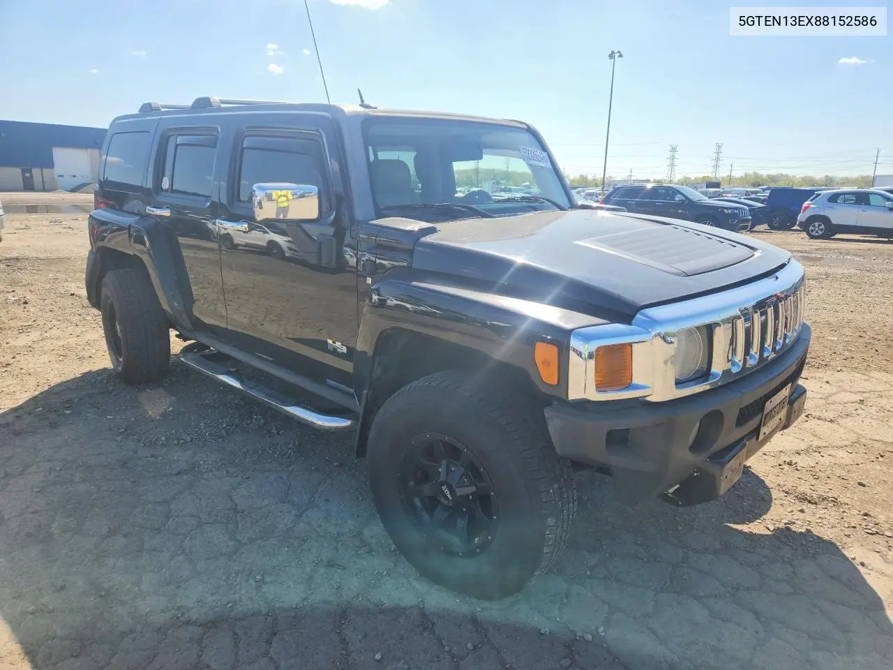 2008 Hummer H3 VIN: 5GTEN13EX88152586 Lot: 52326646