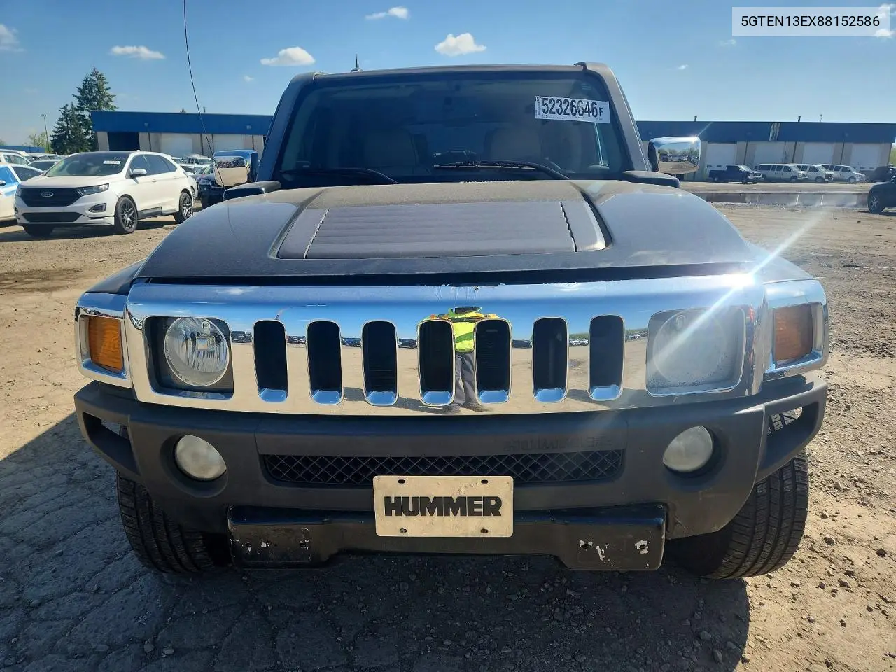 2008 Hummer H3 VIN: 5GTEN13EX88152586 Lot: 52326646
