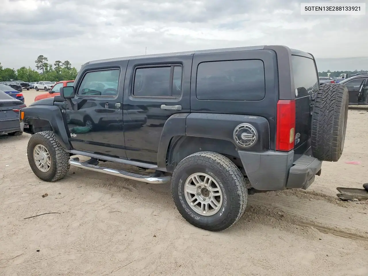 2008 Hummer H3 VIN: 5GTEN13E288133921 Lot: 52900936