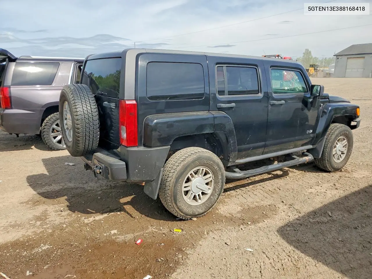 2008 Hummer H3 VIN: 5GTEN13E388168418 Lot: 54750636