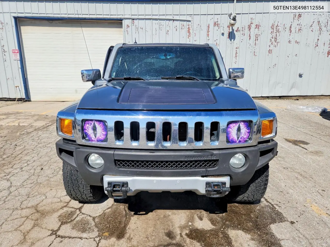 2009 Hummer H3 VIN: 5GTEN13E498112554 Lot: 53105836