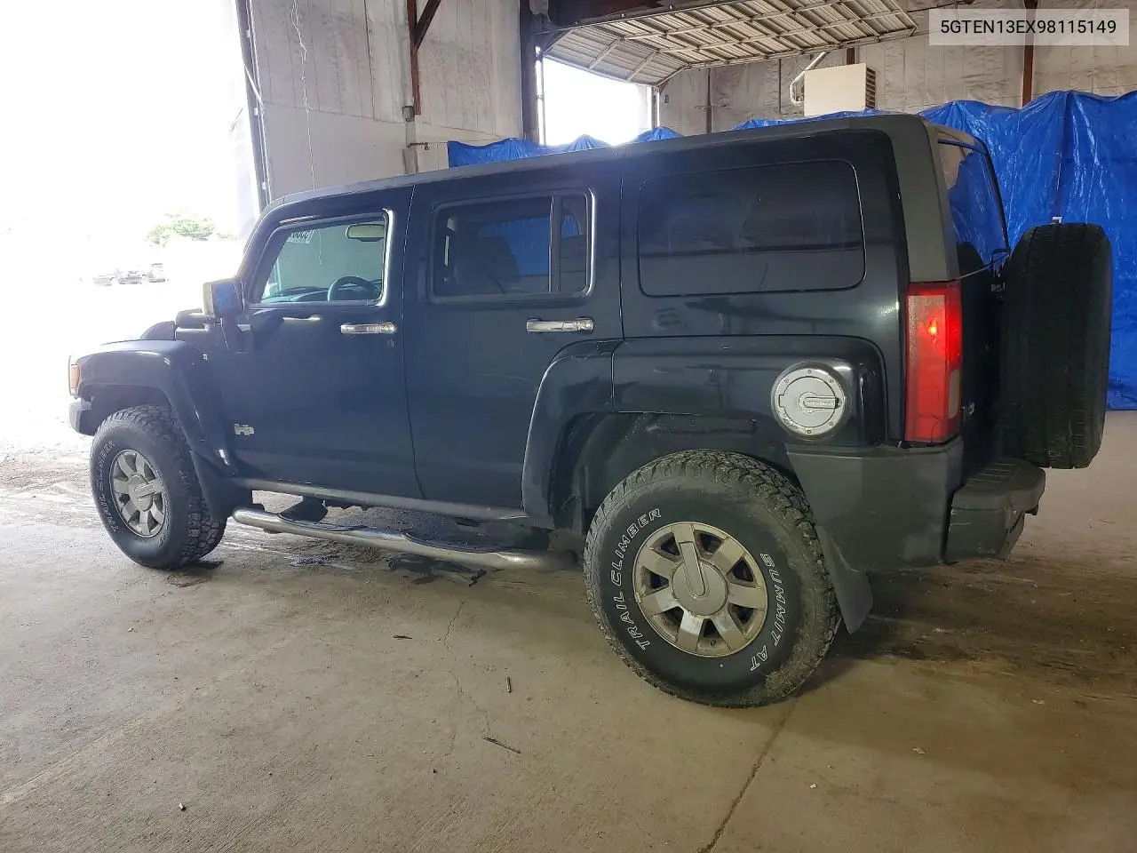 2009 Hummer H3 VIN: 5GTEN13EX98115149 Lot: 55607786
