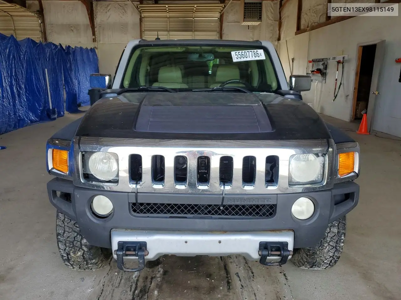 2009 Hummer H3 VIN: 5GTEN13EX98115149 Lot: 55607786