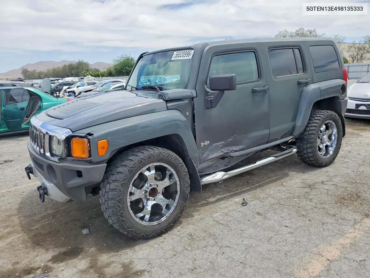 2009 Hummer H3 VIN: 5GTEN13E498135333 Lot: 56520996