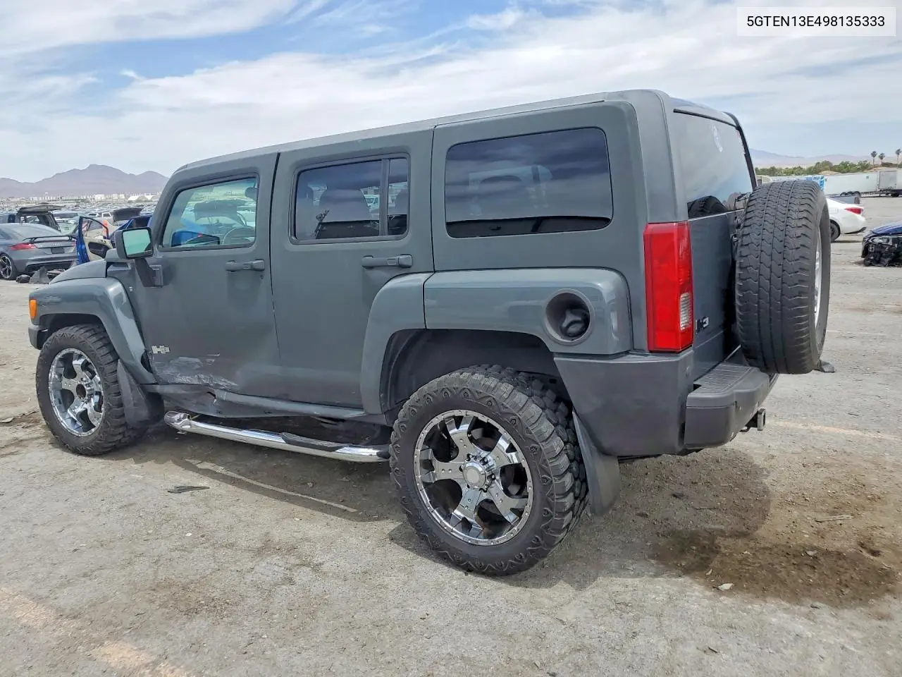 2009 Hummer H3 VIN: 5GTEN13E498135333 Lot: 56520996