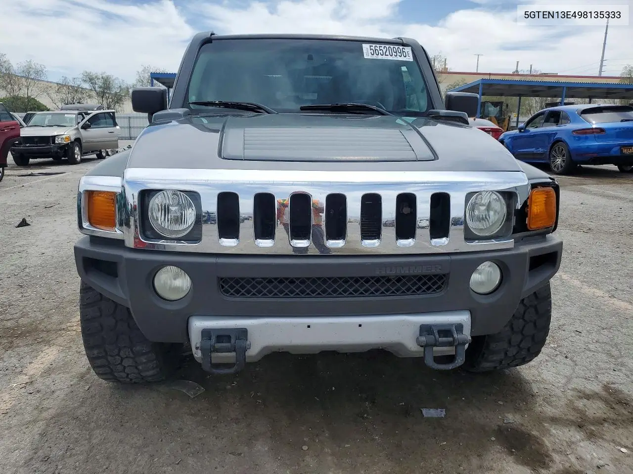 2009 Hummer H3 VIN: 5GTEN13E498135333 Lot: 56520996