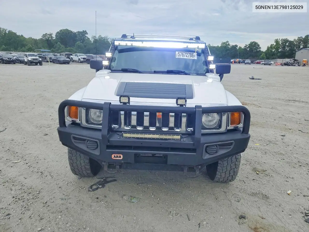 2009 Hummer H3T VIN: 5GNEN13E798125029 Lot: 57672786