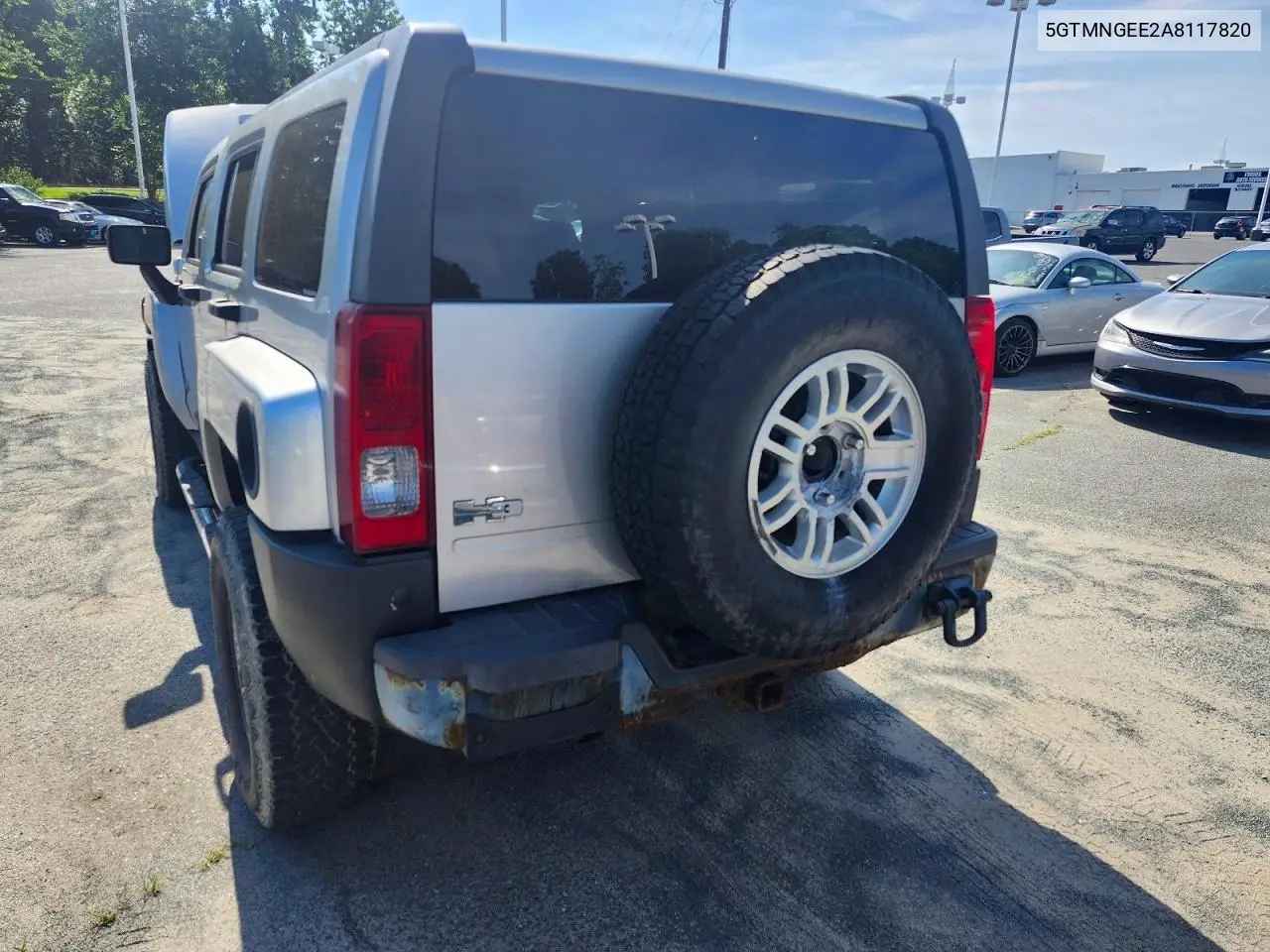 2010 Hummer H3 VIN: 5GTMNGEE2A8117820 Lot: 55694556