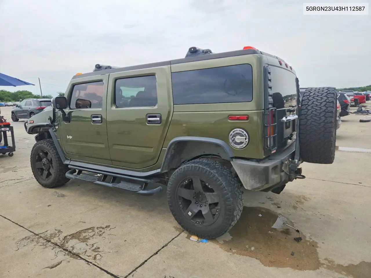 2003 Hummer H2 VIN: 5GRGN23U43H112587 Lot: 57891516