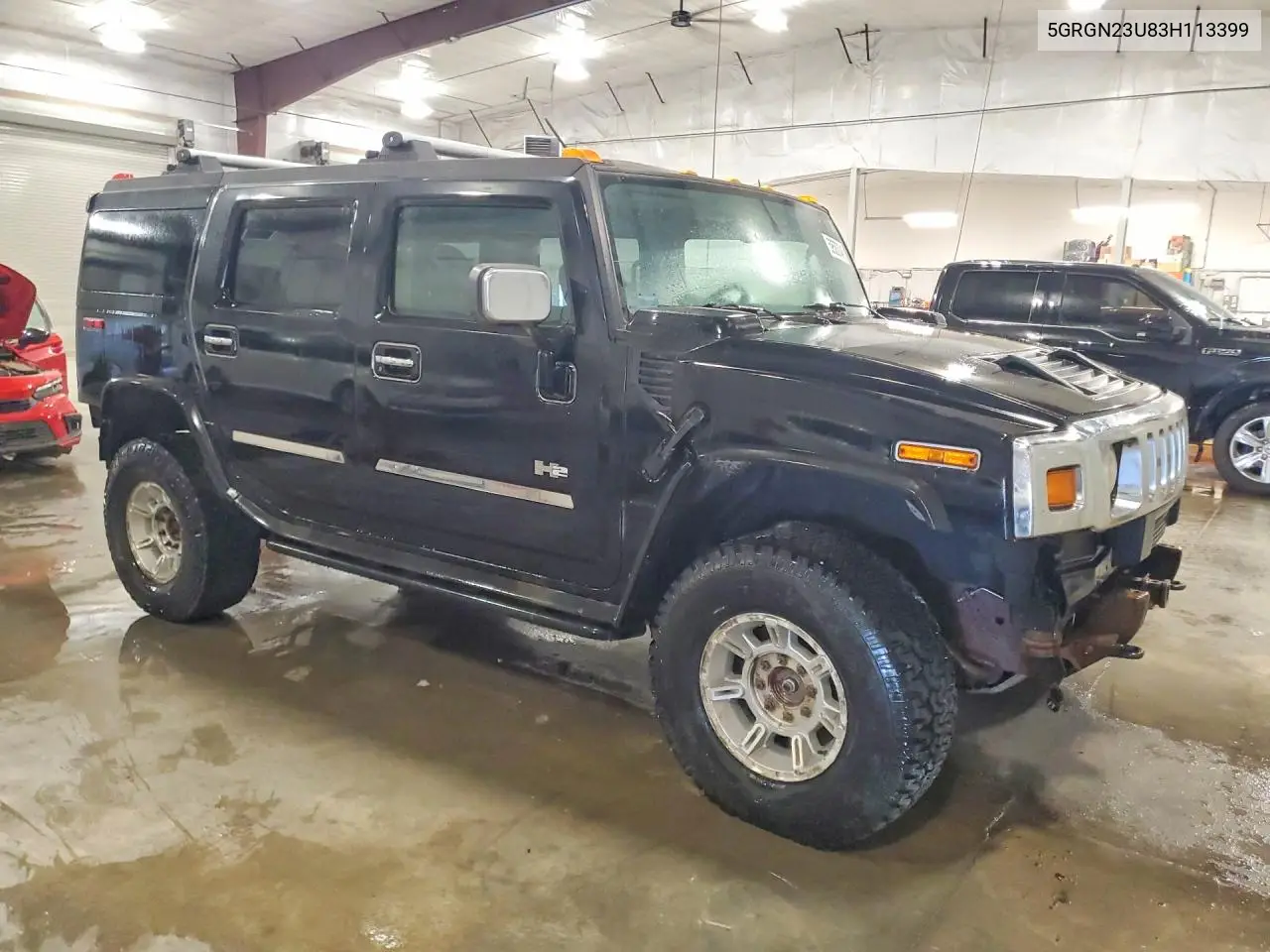 2003 Hummer H2 VIN: 5GRGN23U83H113399 Lot: 59582046