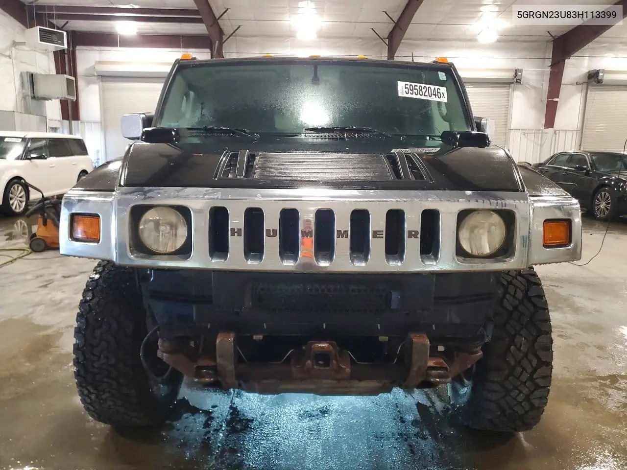2003 Hummer H2 VIN: 5GRGN23U83H113399 Lot: 59582046