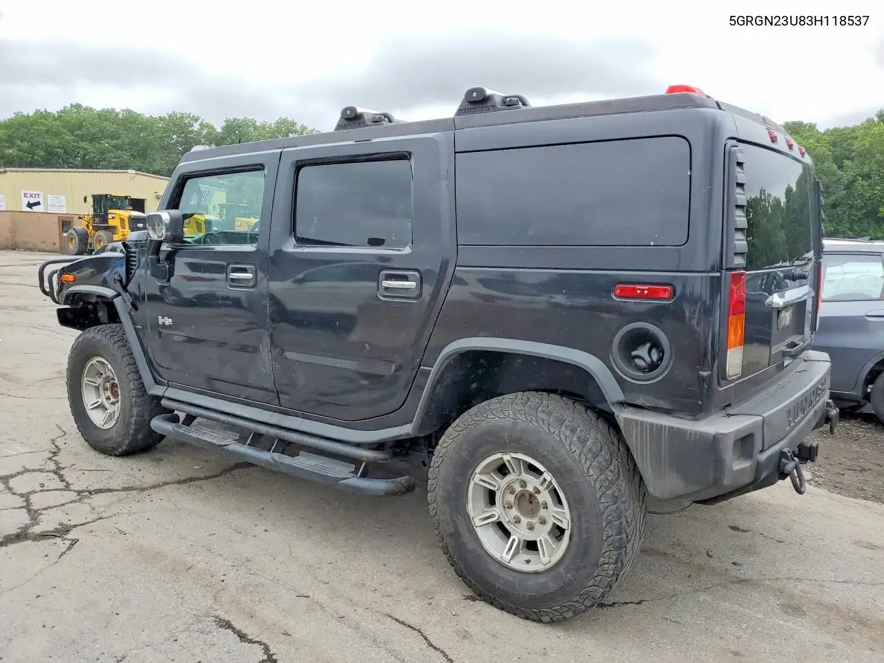 2003 Hummer H2 VIN: 5GRGN23U83H118537 Lot: 59978036