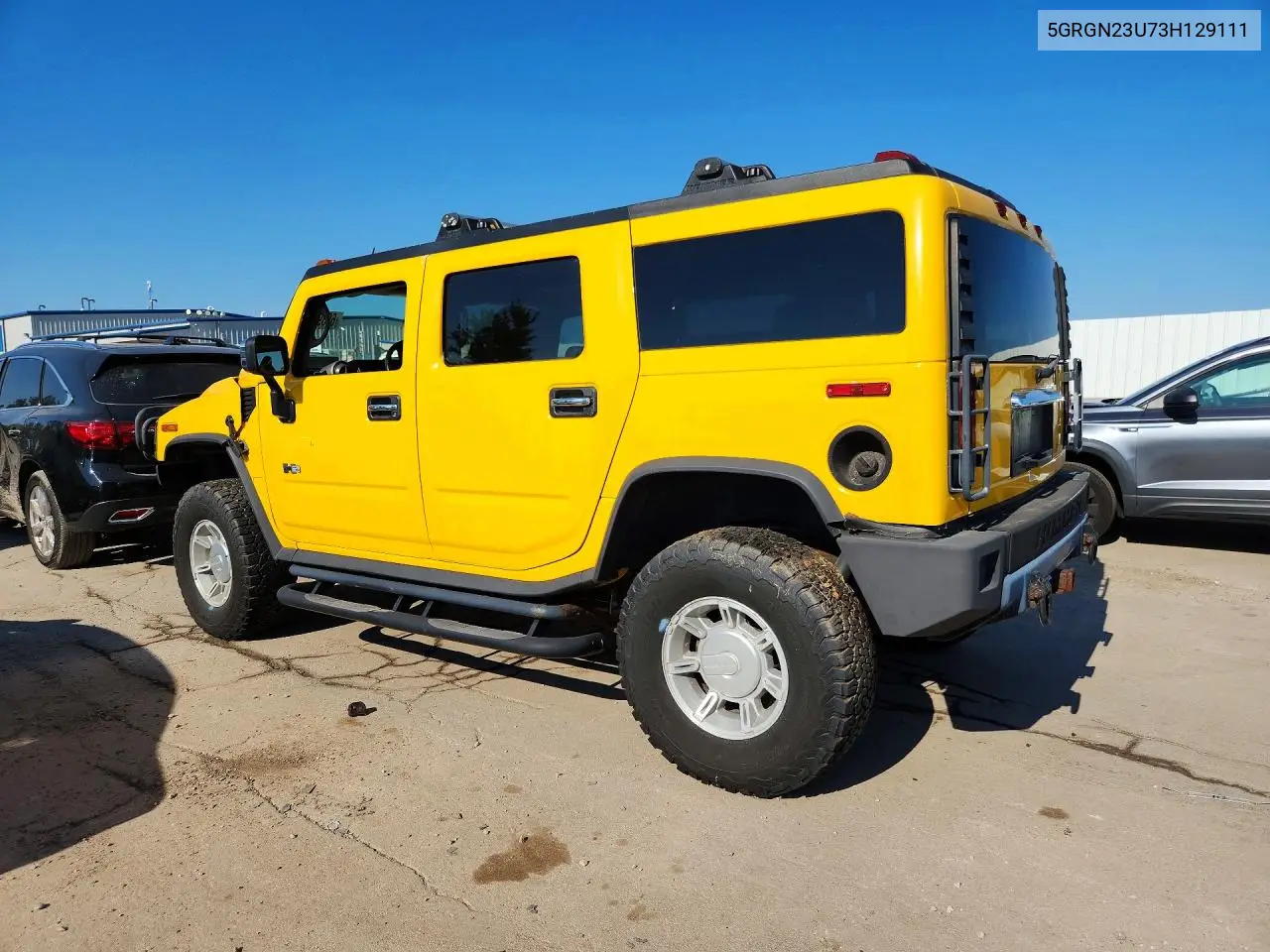 2003 Hummer H2 VIN: 5GRGN23U73H129111 Lot: 60395326