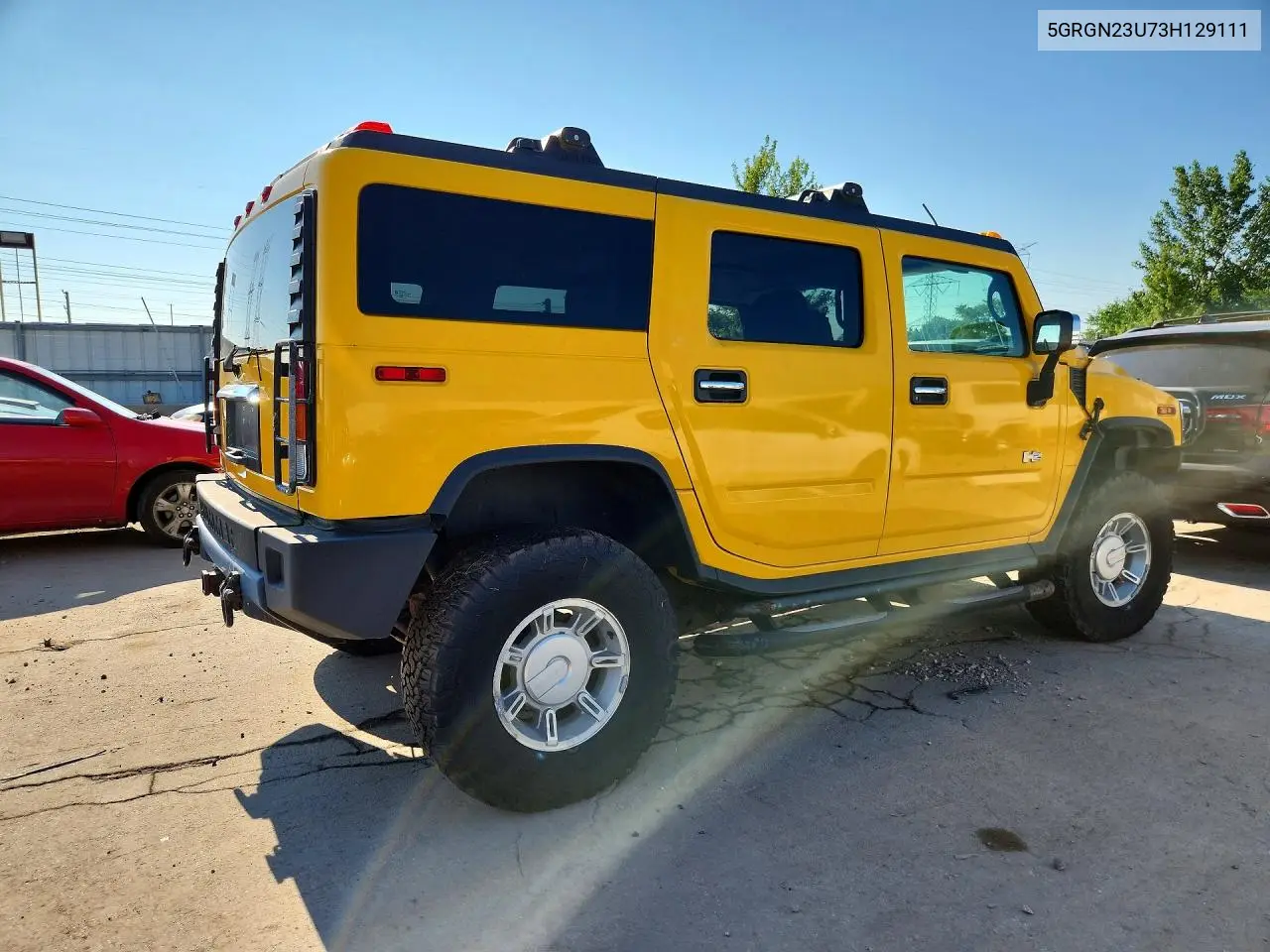 2003 Hummer H2 VIN: 5GRGN23U73H129111 Lot: 60395326