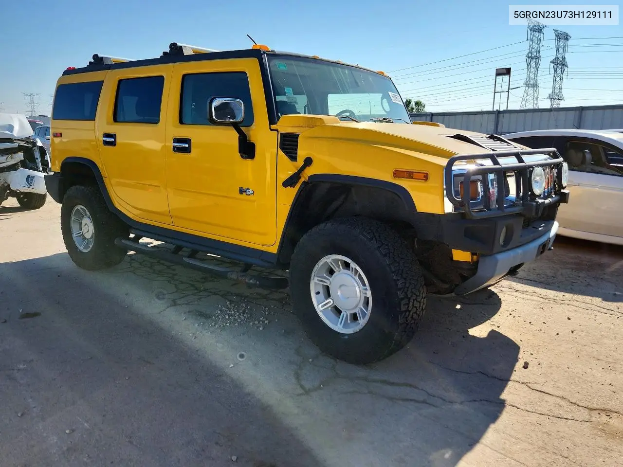 2003 Hummer H2 VIN: 5GRGN23U73H129111 Lot: 60395326