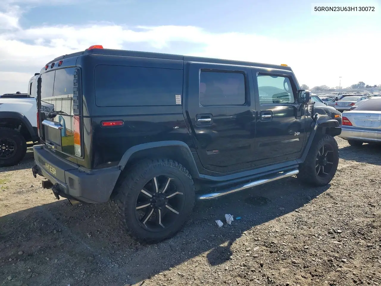 2003 Hummer H2 VIN: 5GRGN23U63H130072 Lot: 76475435