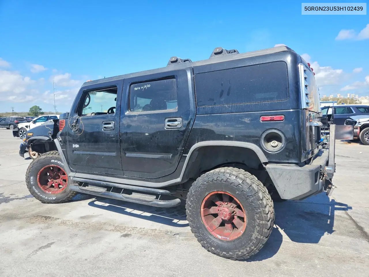 2003 Hummer H2 VIN: 5GRGN23U53H102439 Lot: 79581775