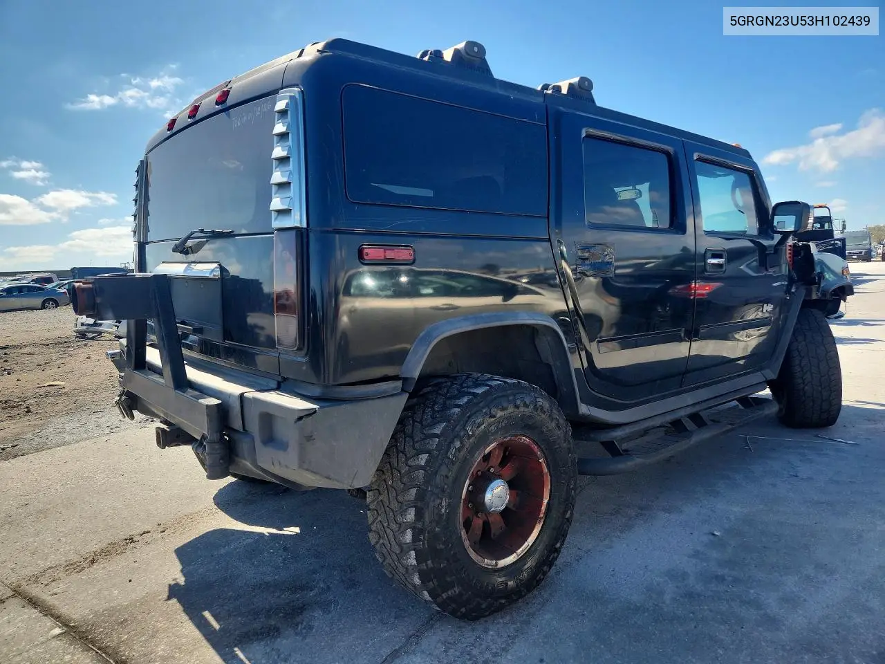 2003 Hummer H2 VIN: 5GRGN23U53H102439 Lot: 79581775