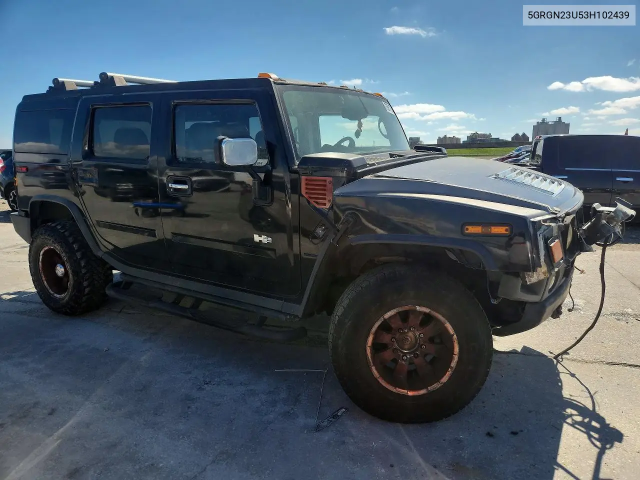 2003 Hummer H2 VIN: 5GRGN23U53H102439 Lot: 79581775