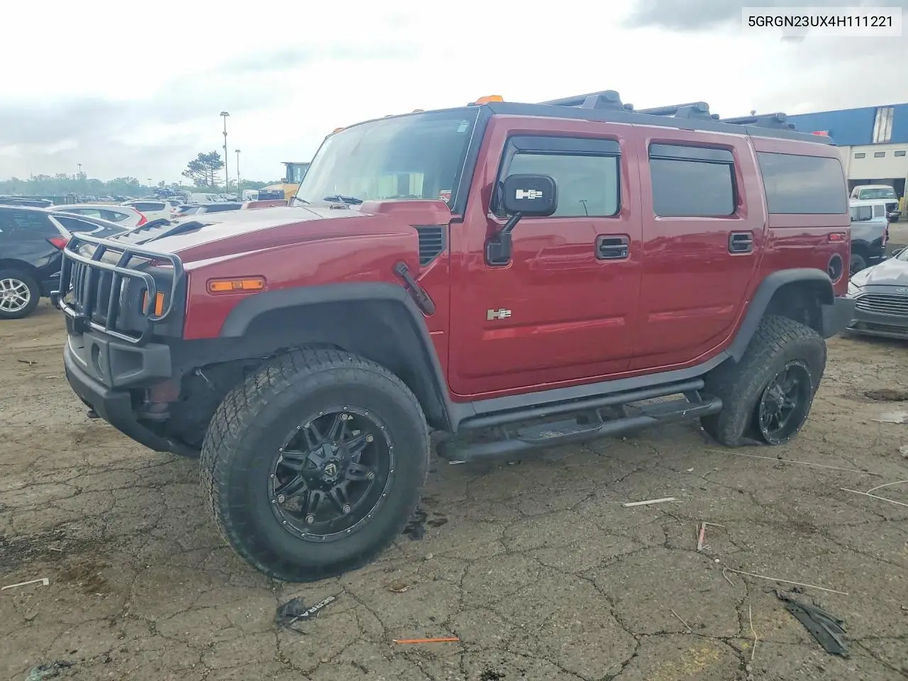2004 Hummer H2 VIN: 5GRGN23UX4H111221 Lot: 55952736