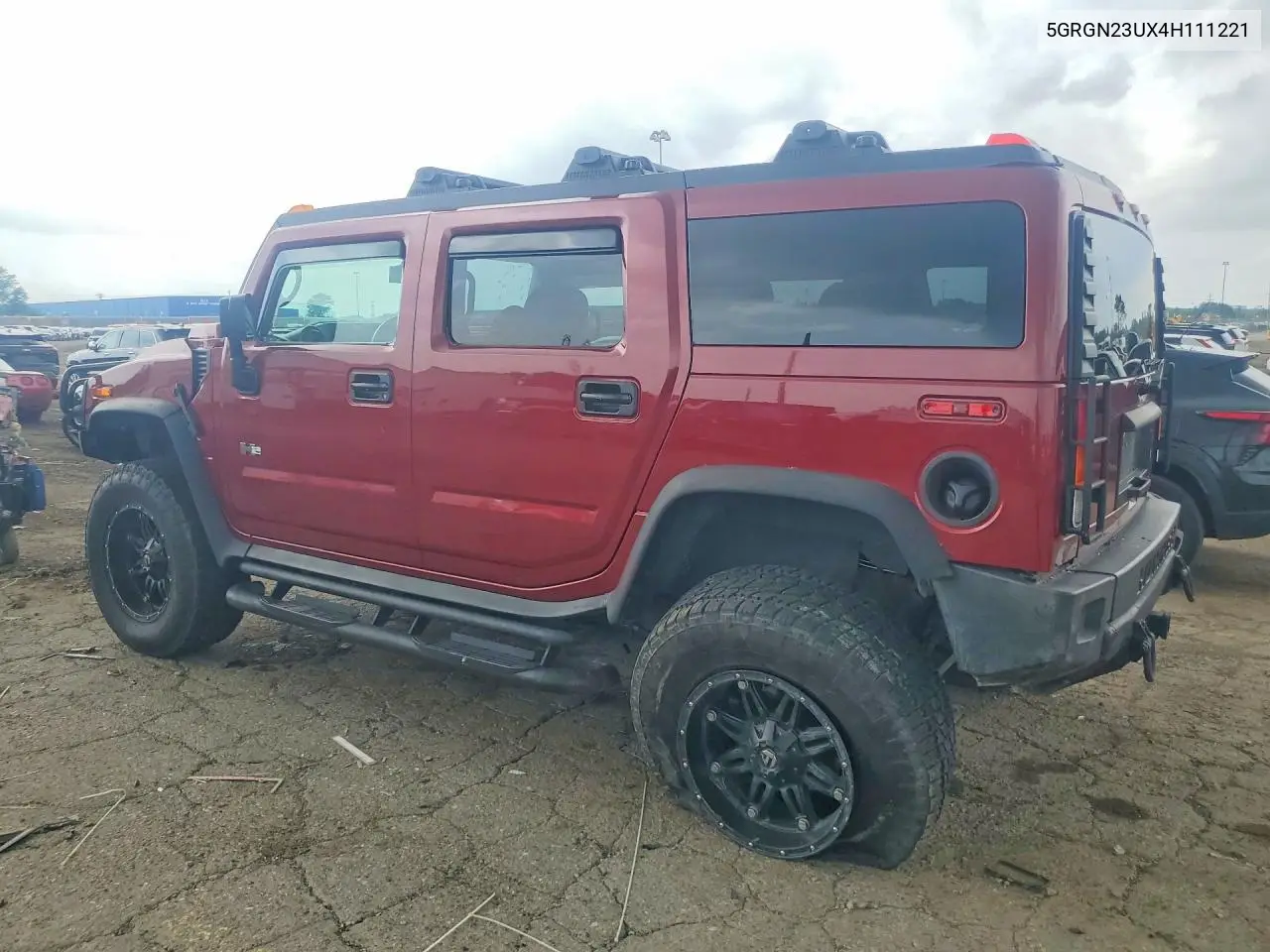 2004 Hummer H2 VIN: 5GRGN23UX4H111221 Lot: 55952736