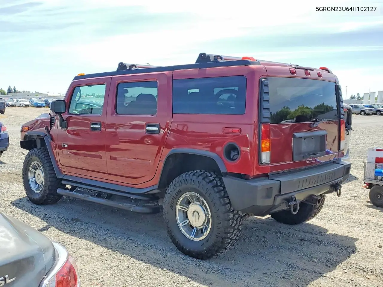 2004 Hummer H2 VIN: 5GRGN23U64H102127 Lot: 55980806